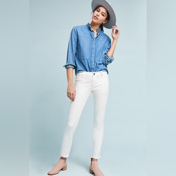 Anthropologie Denim - Anthropologie MiH Jeans Womens white Denim‎ Jeans Tomboy Jean Skinny Boyfriend